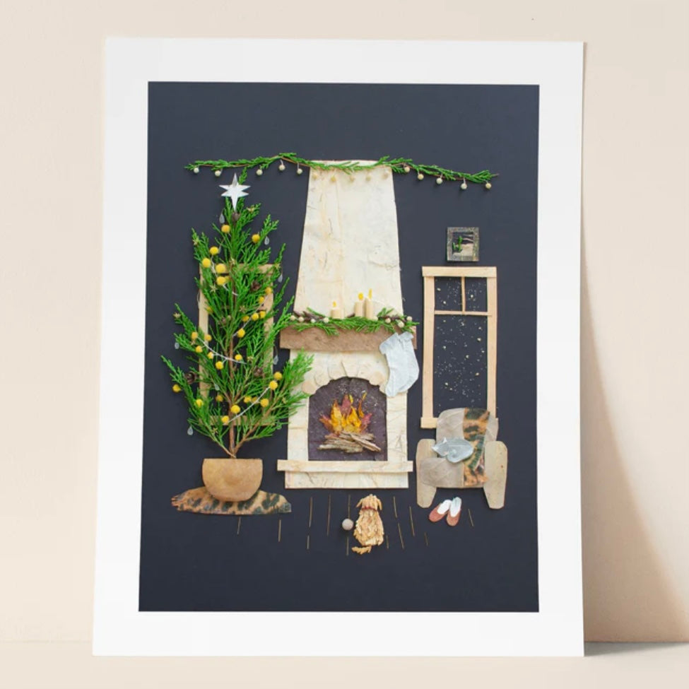 fireside friends floral print