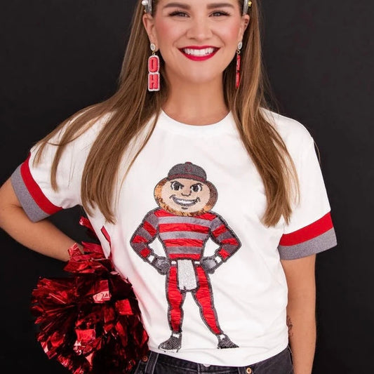 ohio state brutus sparkle tee