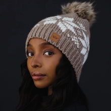 Load image into Gallery viewer, snow day pom hat
