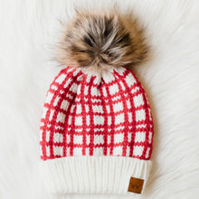 Load image into Gallery viewer, holiday vibes pom hat
