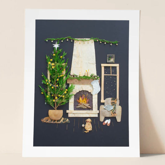 fireside friends floral print