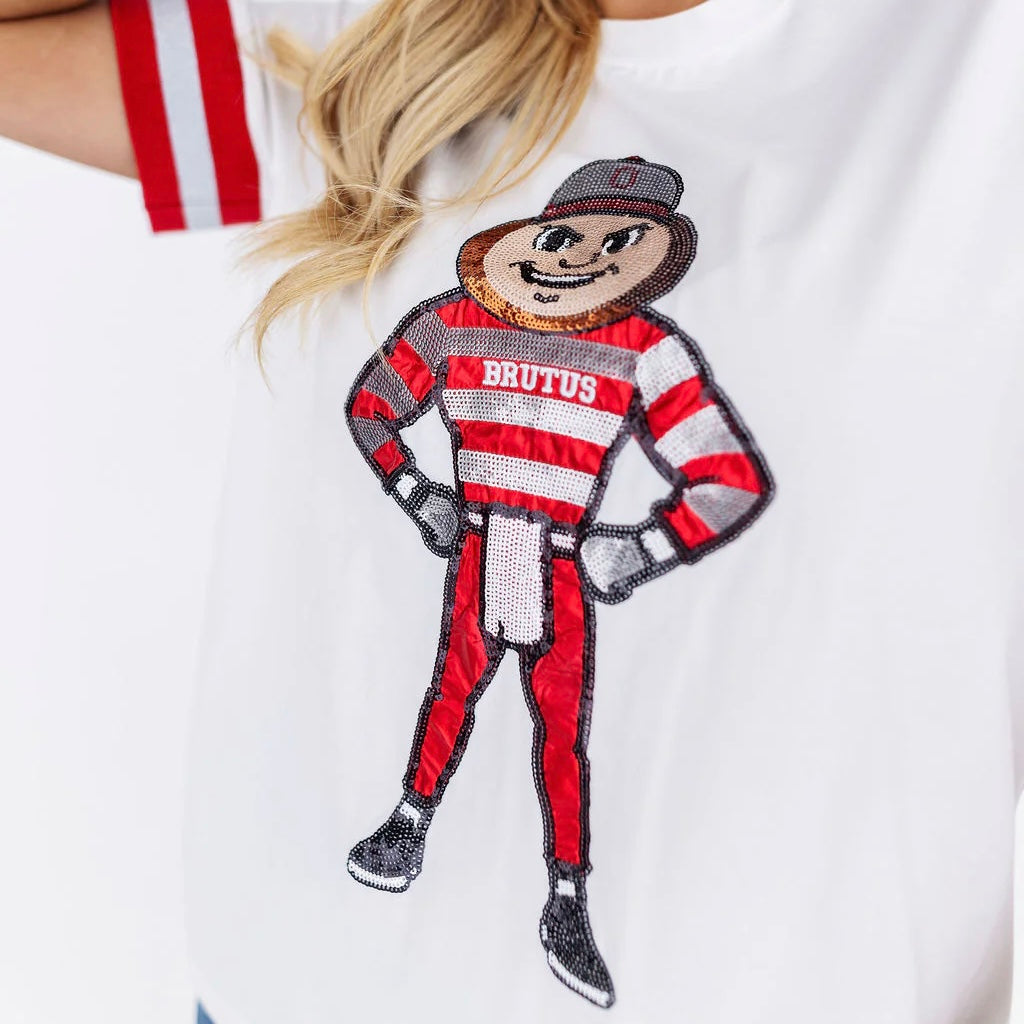 ohio state brutus sparkle tee