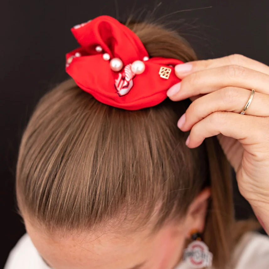 ohio state scrunchies
