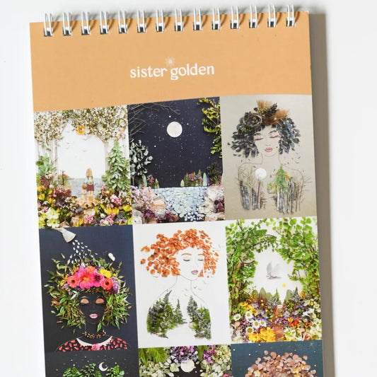 2026 floral art desk calendar