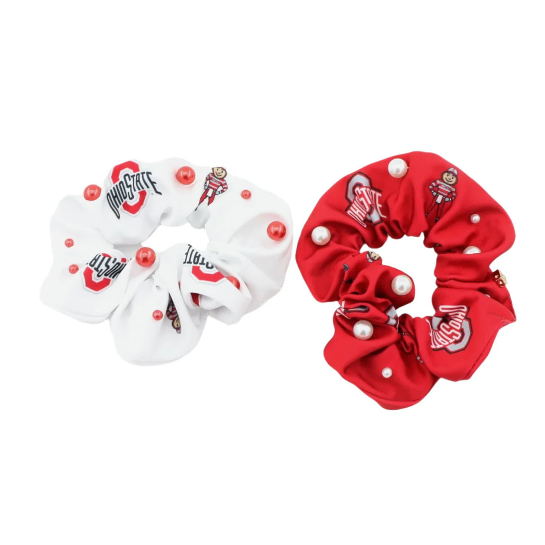 ohio state scrunchies