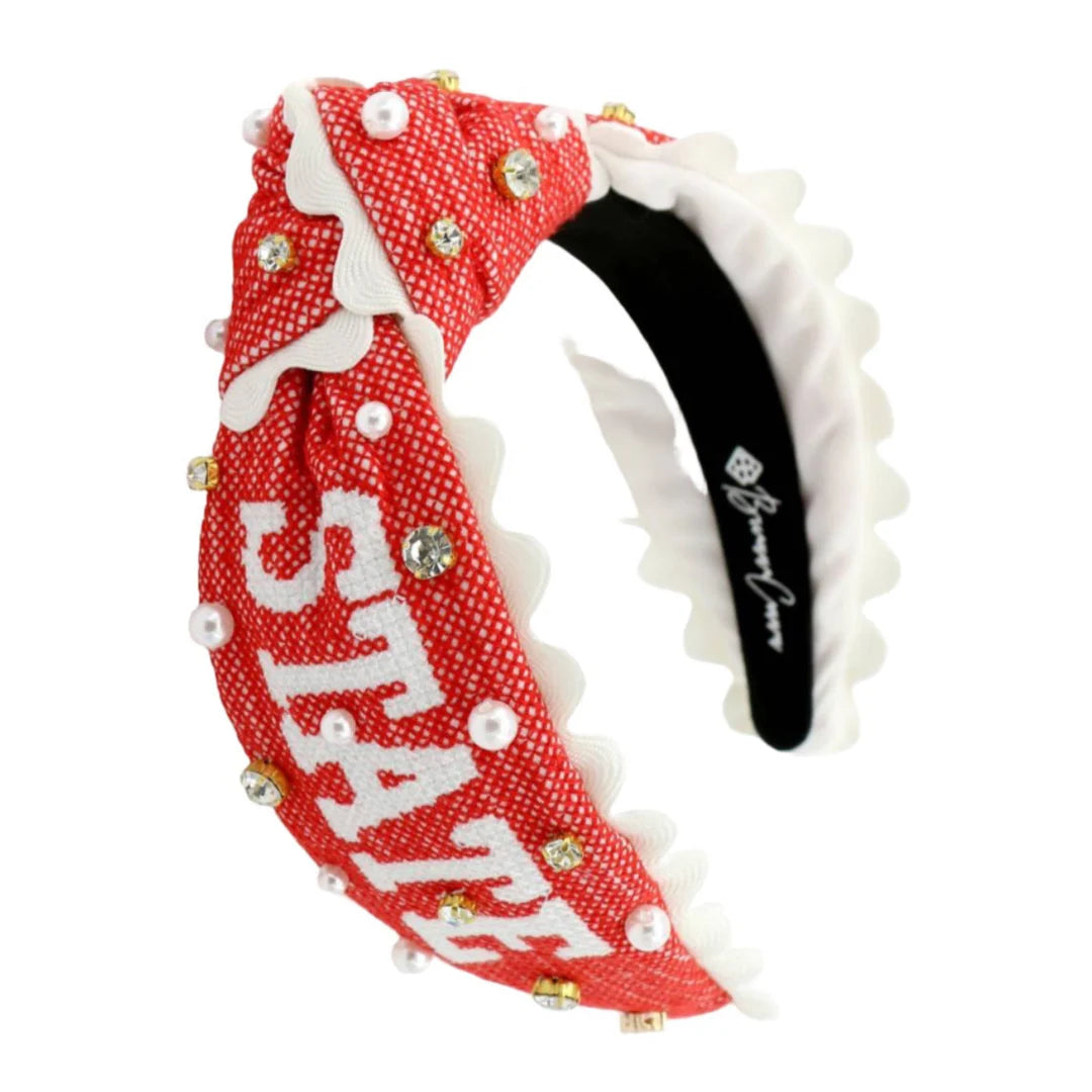 ohio state cross stitch headband