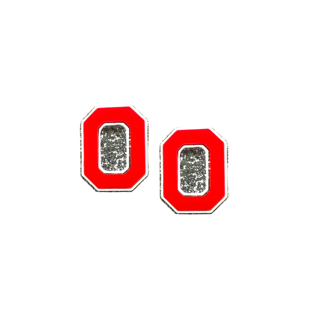 ohio state logo studs