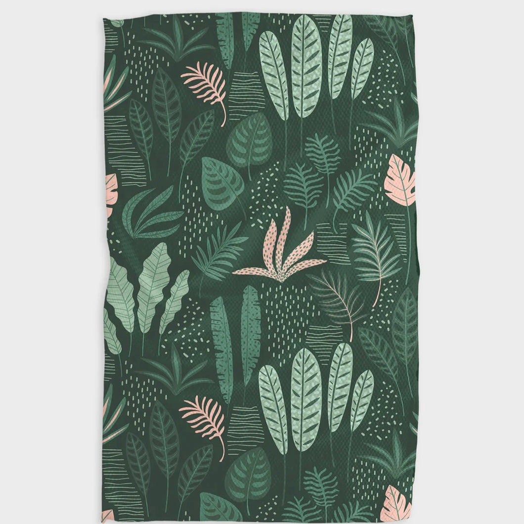 forest floor tea towel
