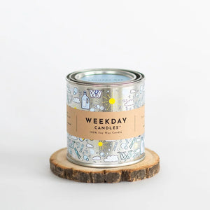 laundry day paint tin candle