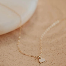 Load image into Gallery viewer, gold tiny heart necklace
