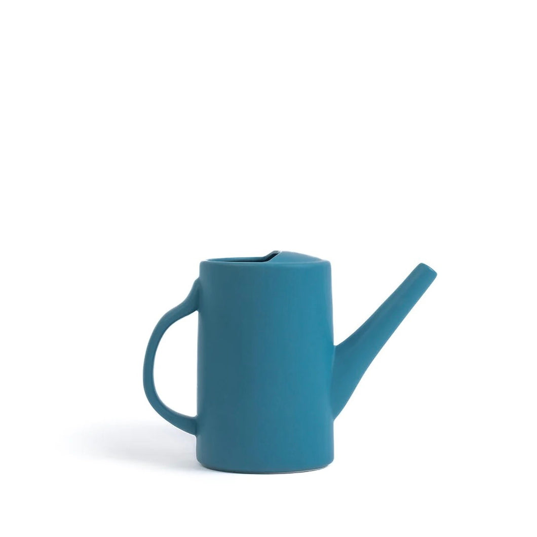 antique teal momma pot watering can