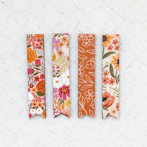 warm tones magnetic bookmarks