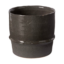 Load image into Gallery viewer, 6.75&quot; dark grey valley pot
